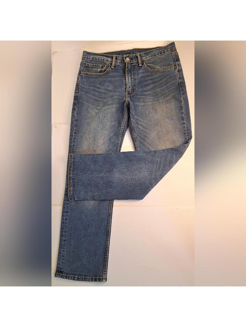 Levi's 514 Straight Fit Blue Denim Men's Jeans - 34/30